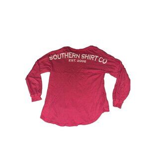 SPIRIT Southern Shirt Co Long Sleeve Shirt Coral Size Medium